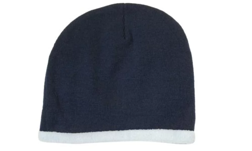 Rouler le bonnet en acrylique et en polaire polaire.