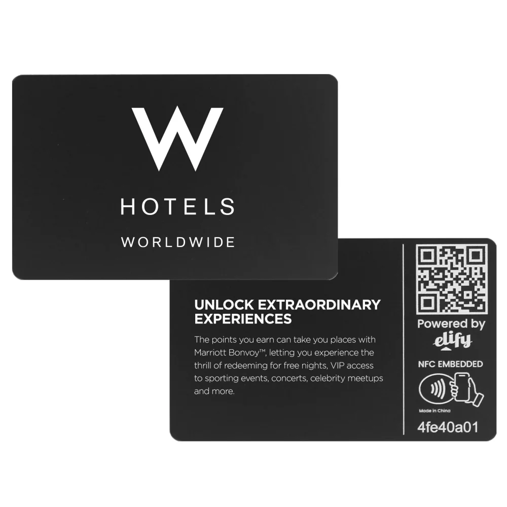 Carte de visite numérique classique Elify Tap en PVC