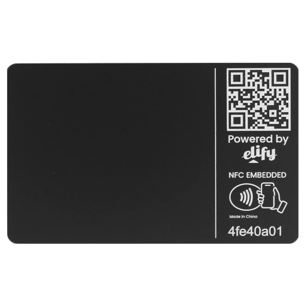 Elify Tap Plus Digital Business Card PVC