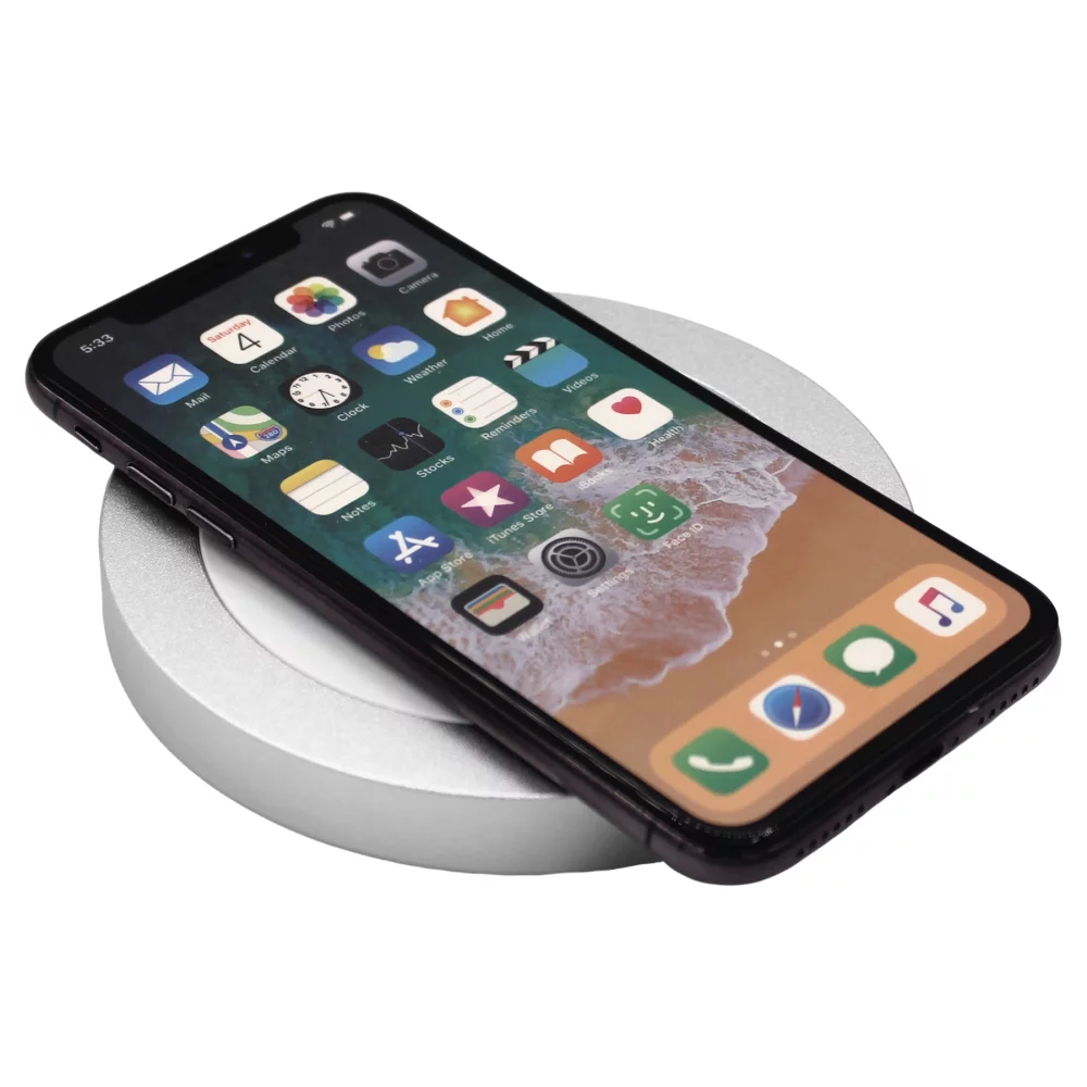 iBevel Plus 15W Wireless Charger With Aluminum Trim