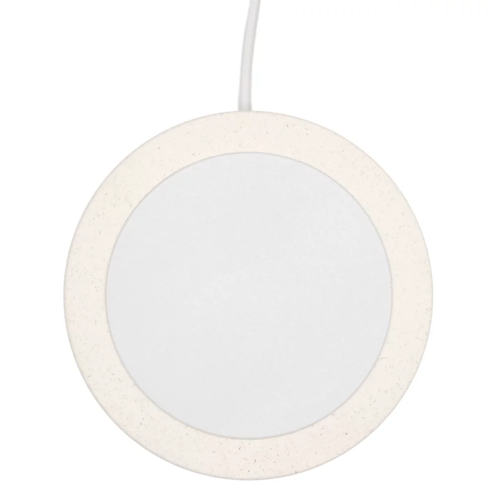 iBevel Plus 15W Wireless Charger With Bamboo Trim