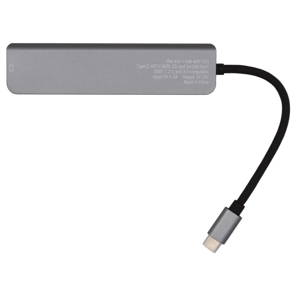 iBar 6-in-1 Hub with HDMI