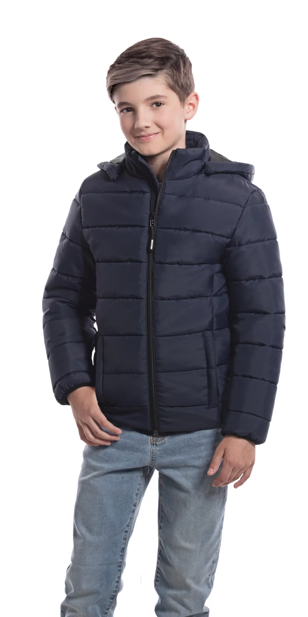Glacial Youth Puffy Jacket w/Detachable Hood