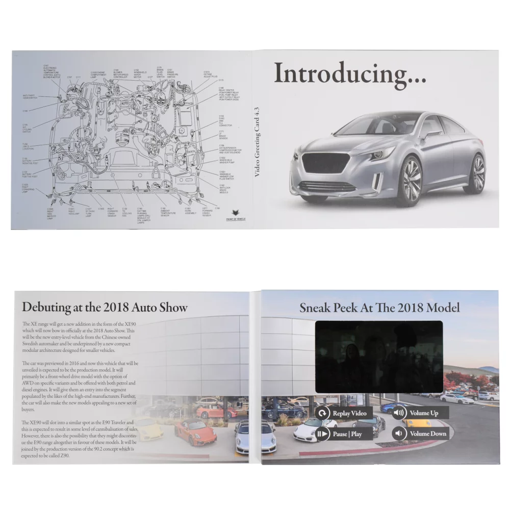 iVideo Greeting Card - 4.3 inch 128MB