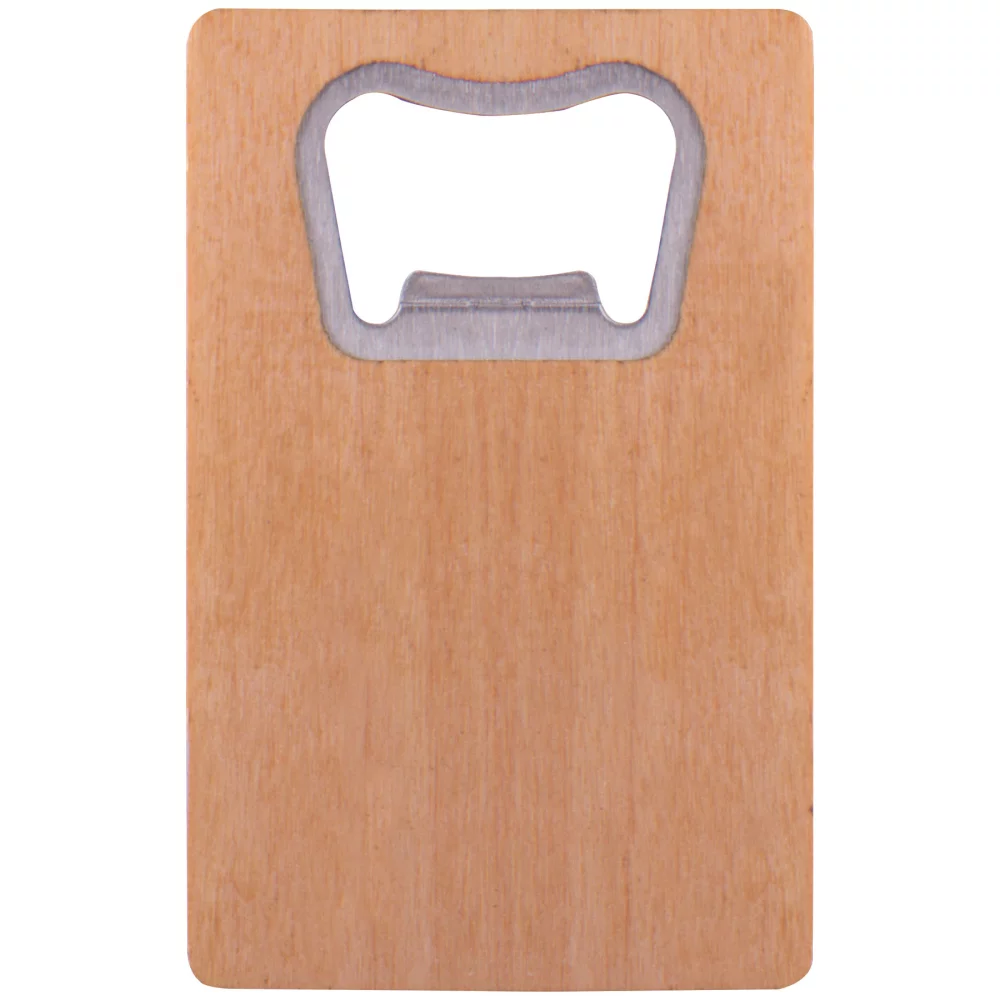 Wood Credit Card Bottle Opener