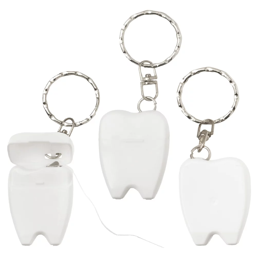 Porte-clés pour fil dentaire