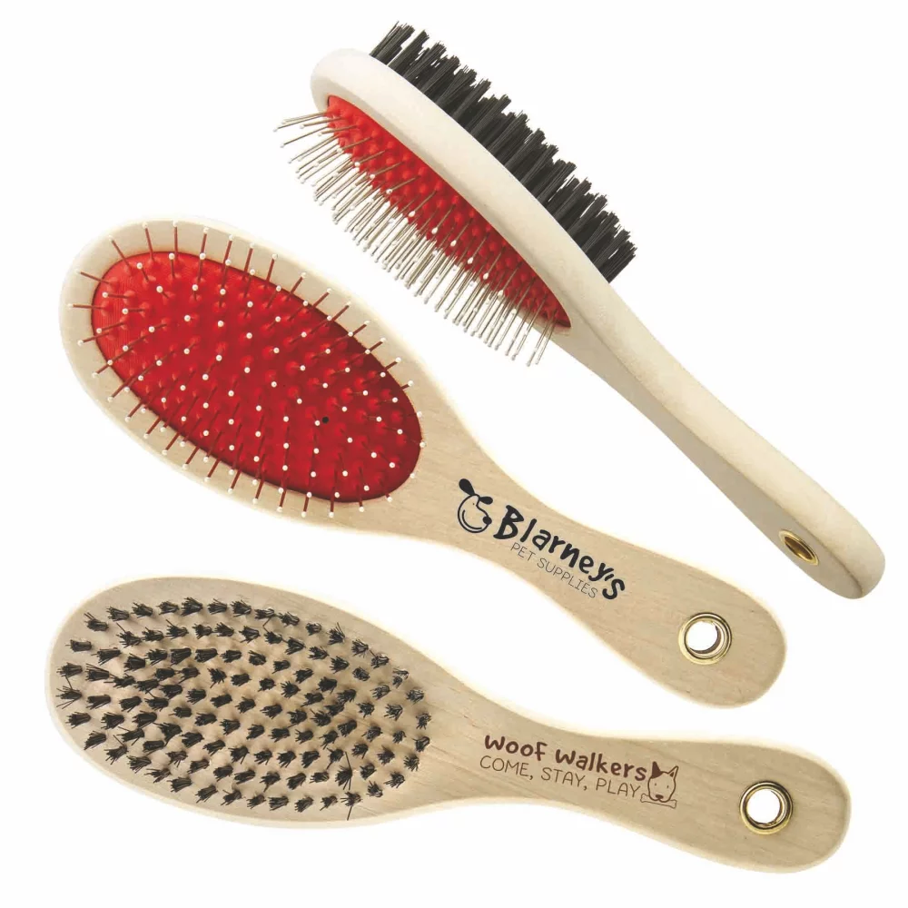 Brosse pour animaux à double face