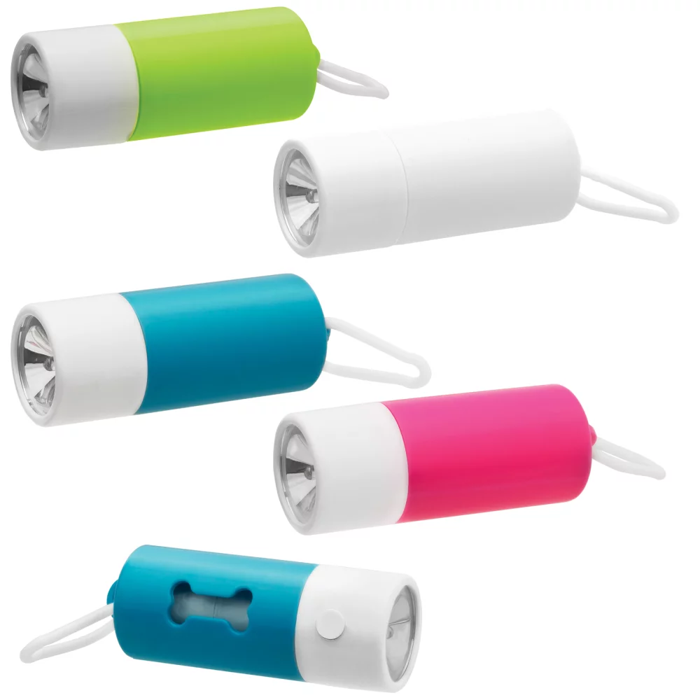 Distributeur de sacs pour déchets lumineux