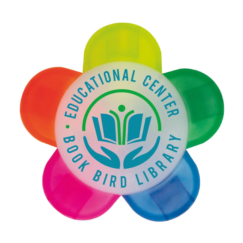 Surligneur en forme de fleur