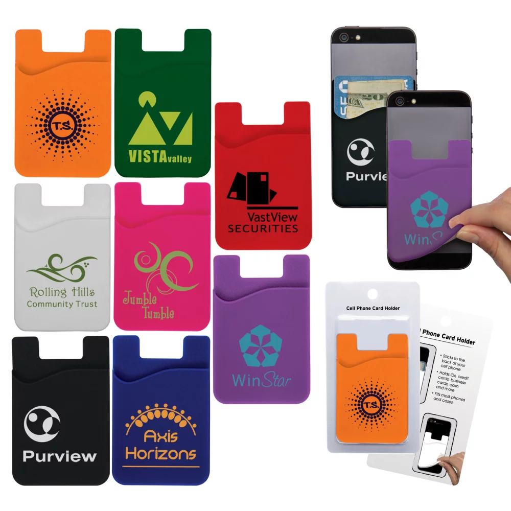 Porte-cartes pour téléphone portable avec emballage