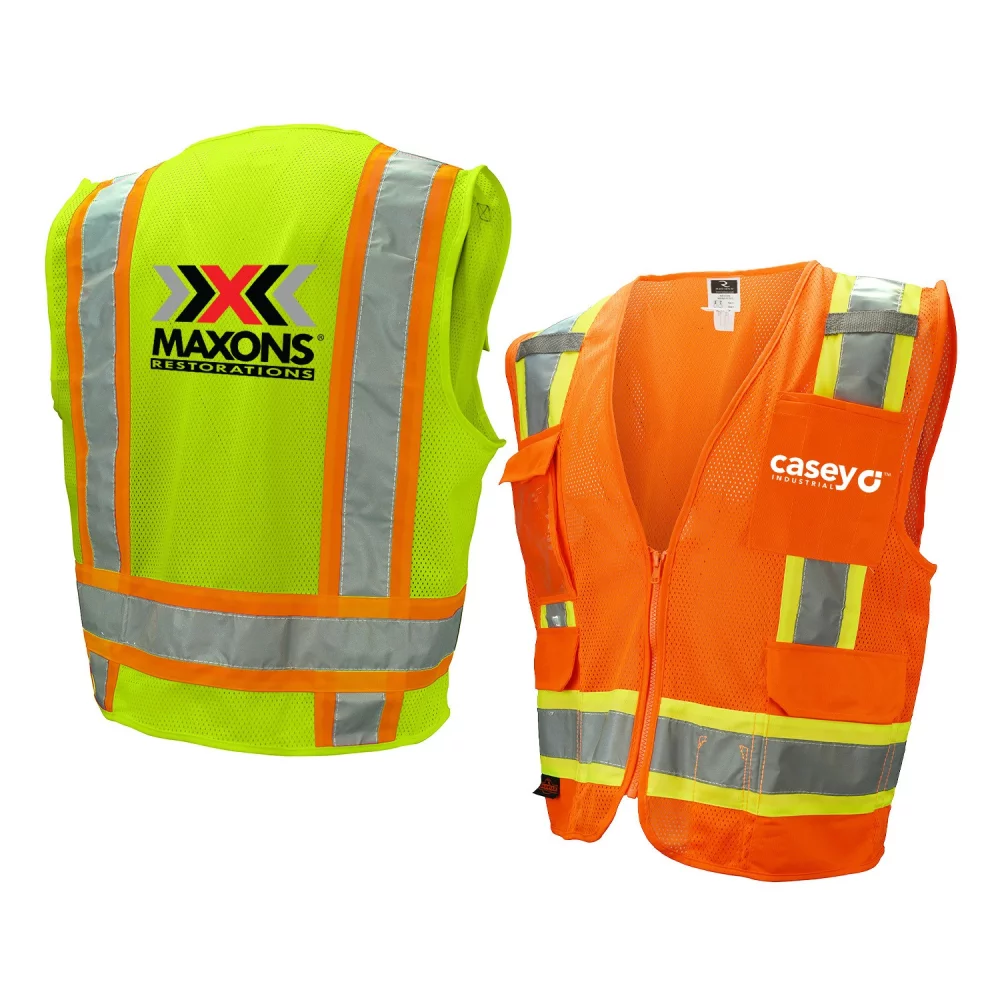 Gilet de sécurité de classe 2 avec poches supplémentaires