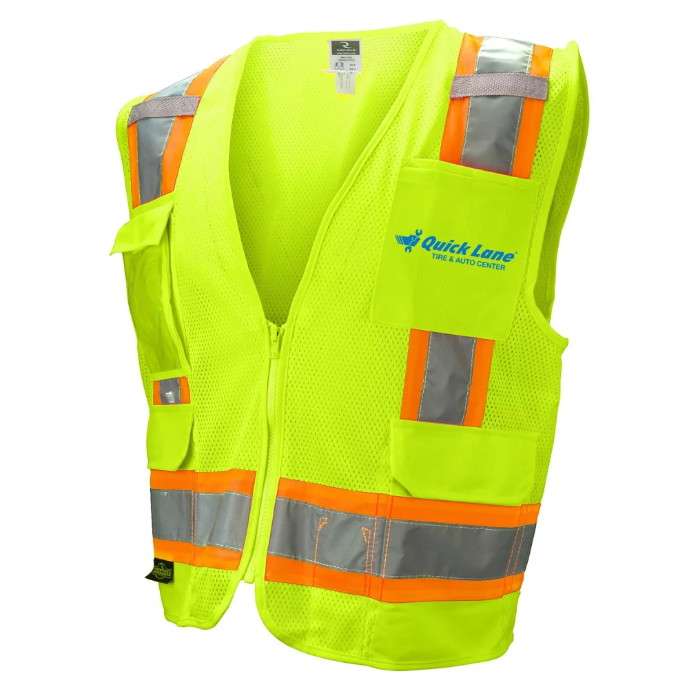 Gilet de sécurité de classe 2 avec poches supplémentaires