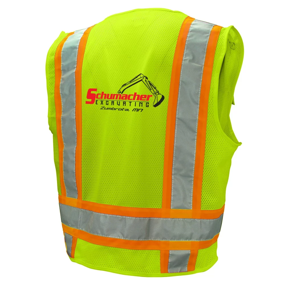 Gilet de sécurité de classe 2 avec poches supplémentaires