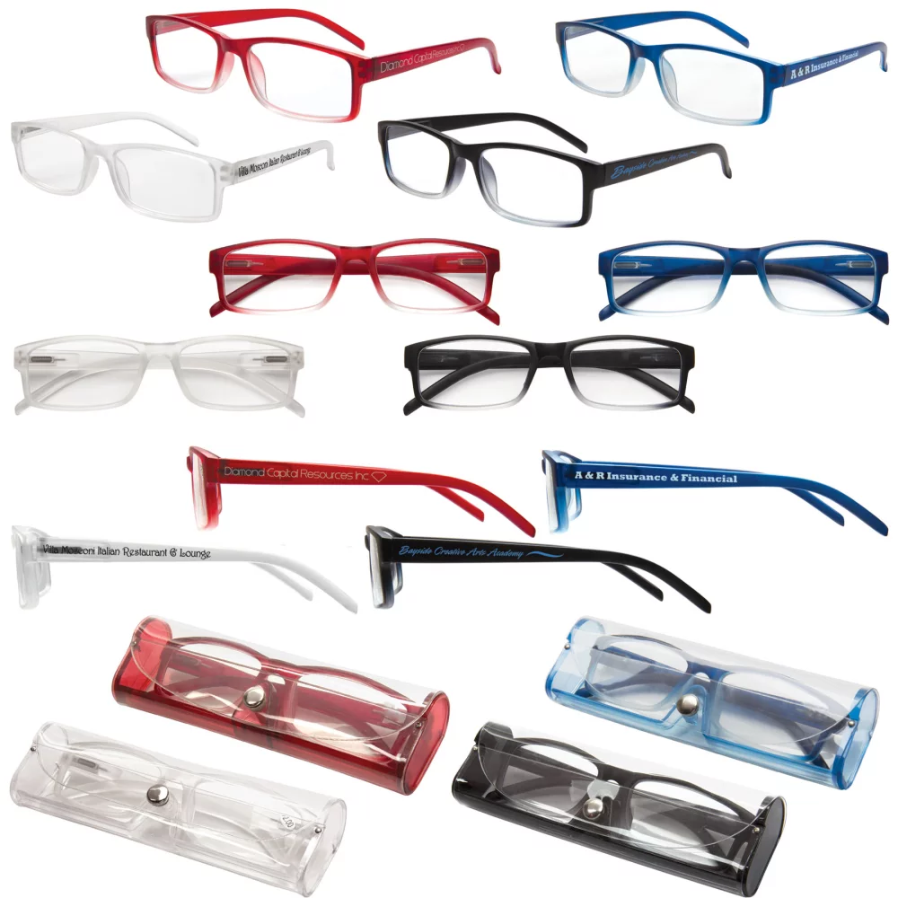 Soft Feel Reading Glasses w/Matching Case