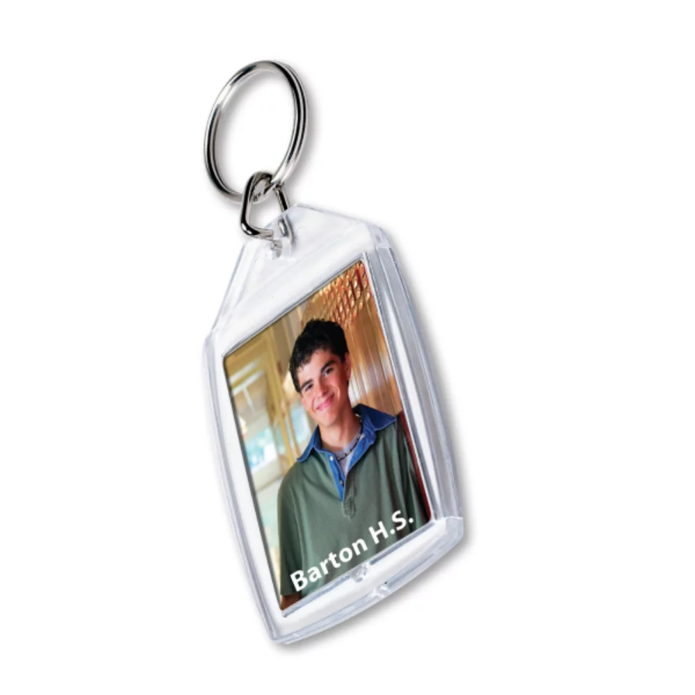 Porte-clés demi-portefeuille à bouton-pression