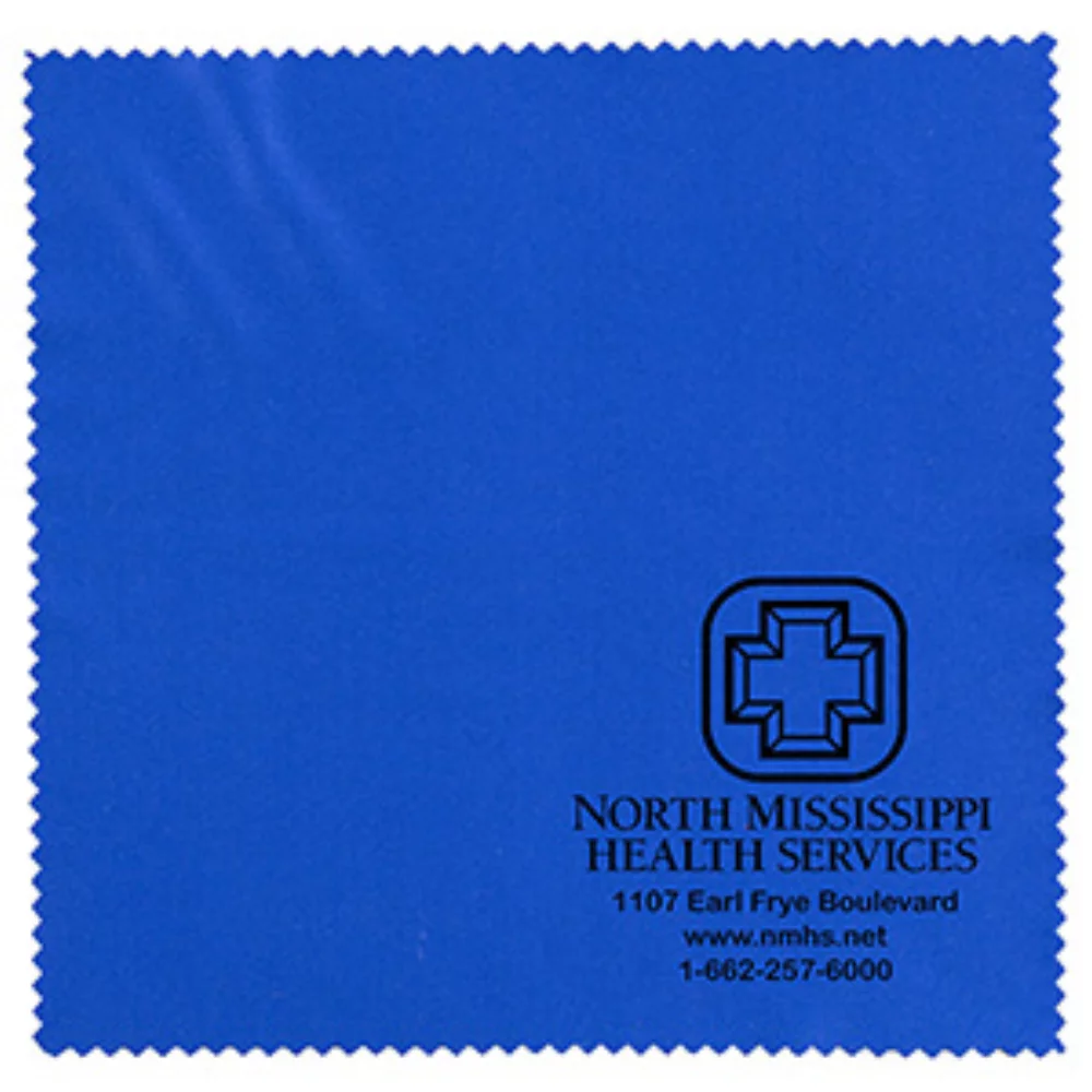 "OneCleanScreen" 100% Microfiber RPET Recycled Polyester Cleaning Cloth 6"x 6"