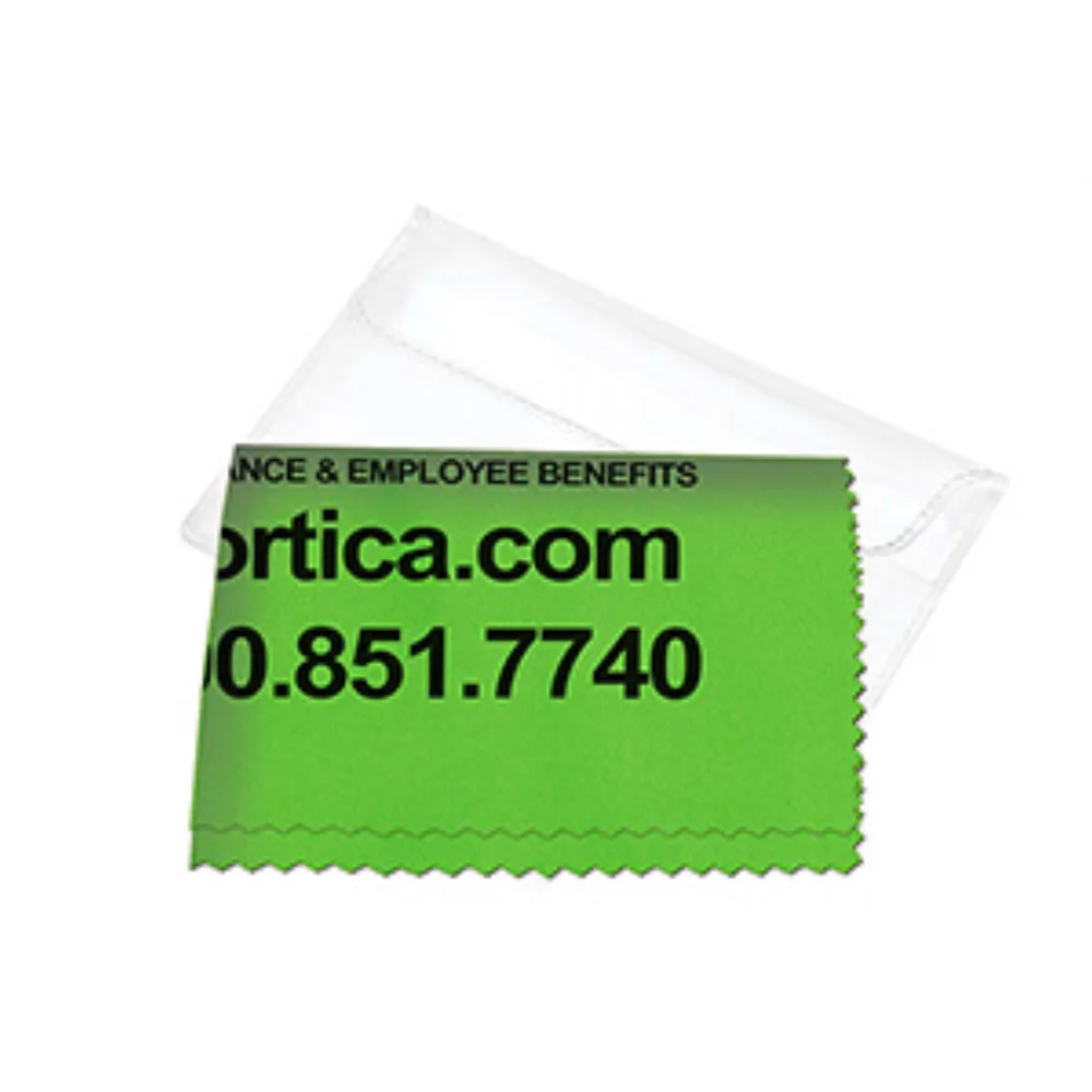 "OneCleanScreen" 100% Microfiber RPET Recycled Polyester Cleaning Cloth 6"x 6"