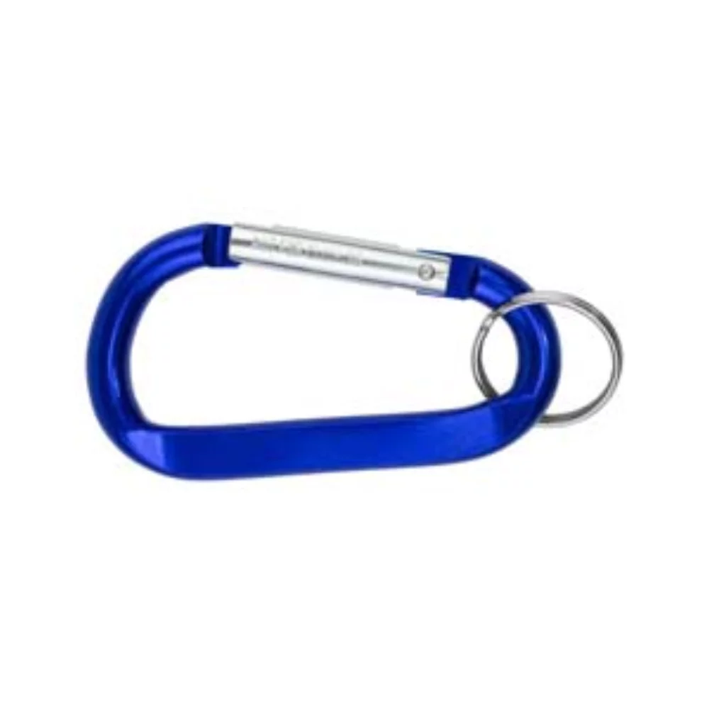 "Cara L" Large Size Carabiner Keyholder w/Split Ring Attachment