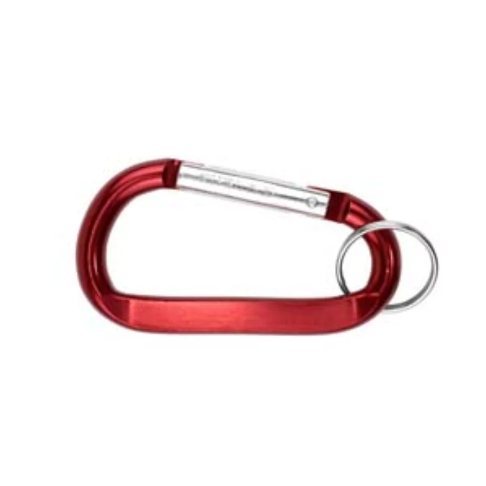 "Cara L" Large Size Carabiner Keyholder w/Split Ring Attachment