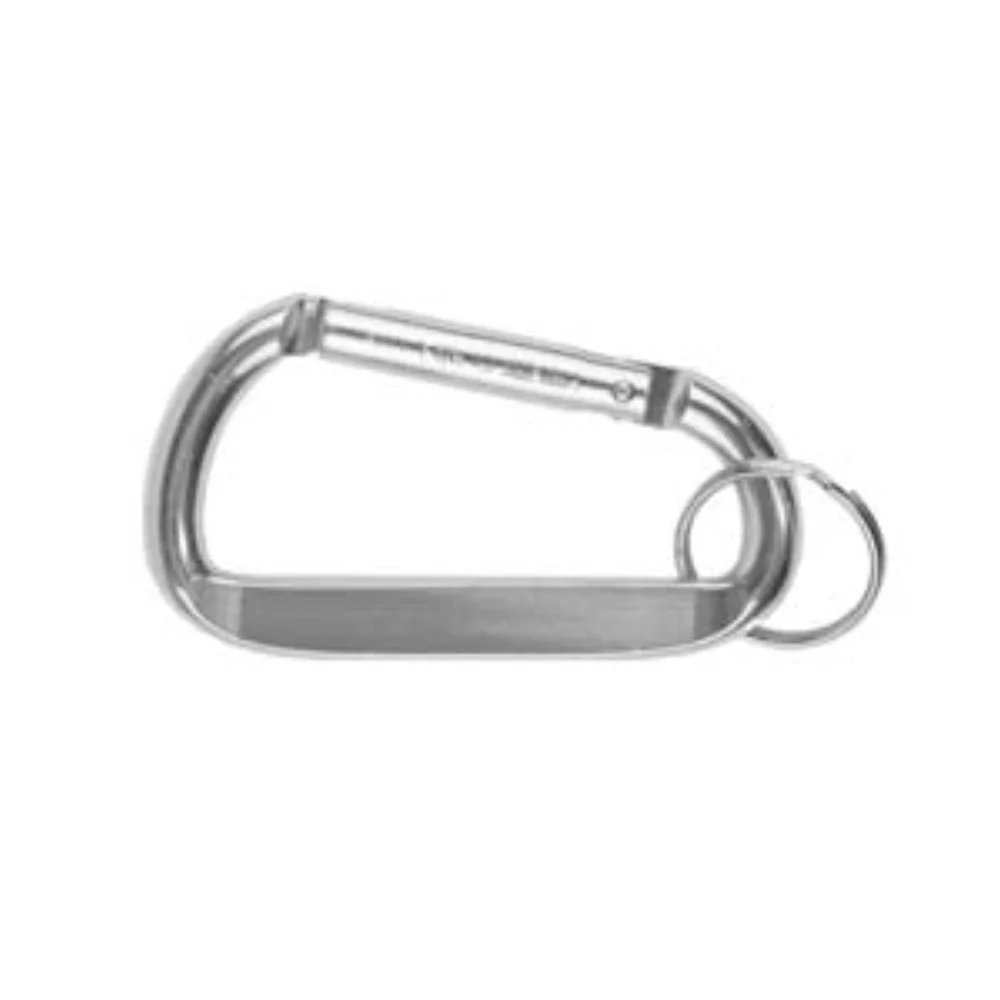 "Cara L" Large Size Carabiner Keyholder w/Split Ring Attachment