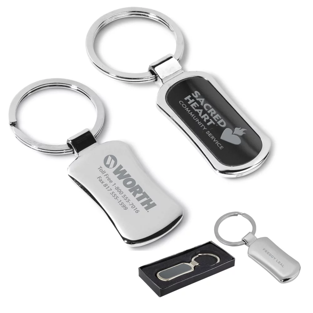 Porte-clés en métal gravé au laser "Gianna"