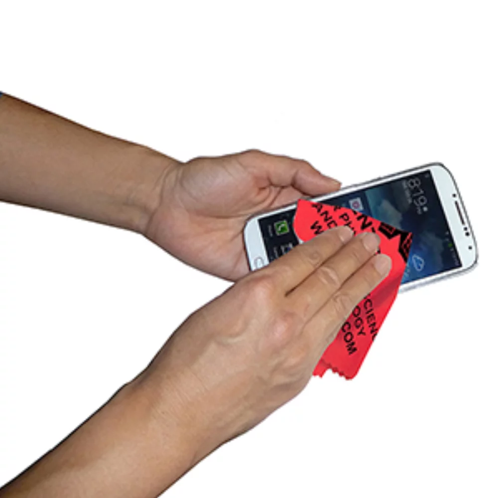 "OneCleanScreen XL" 100% Microfiber RPET Recycled Polyester Cleaning Cloth