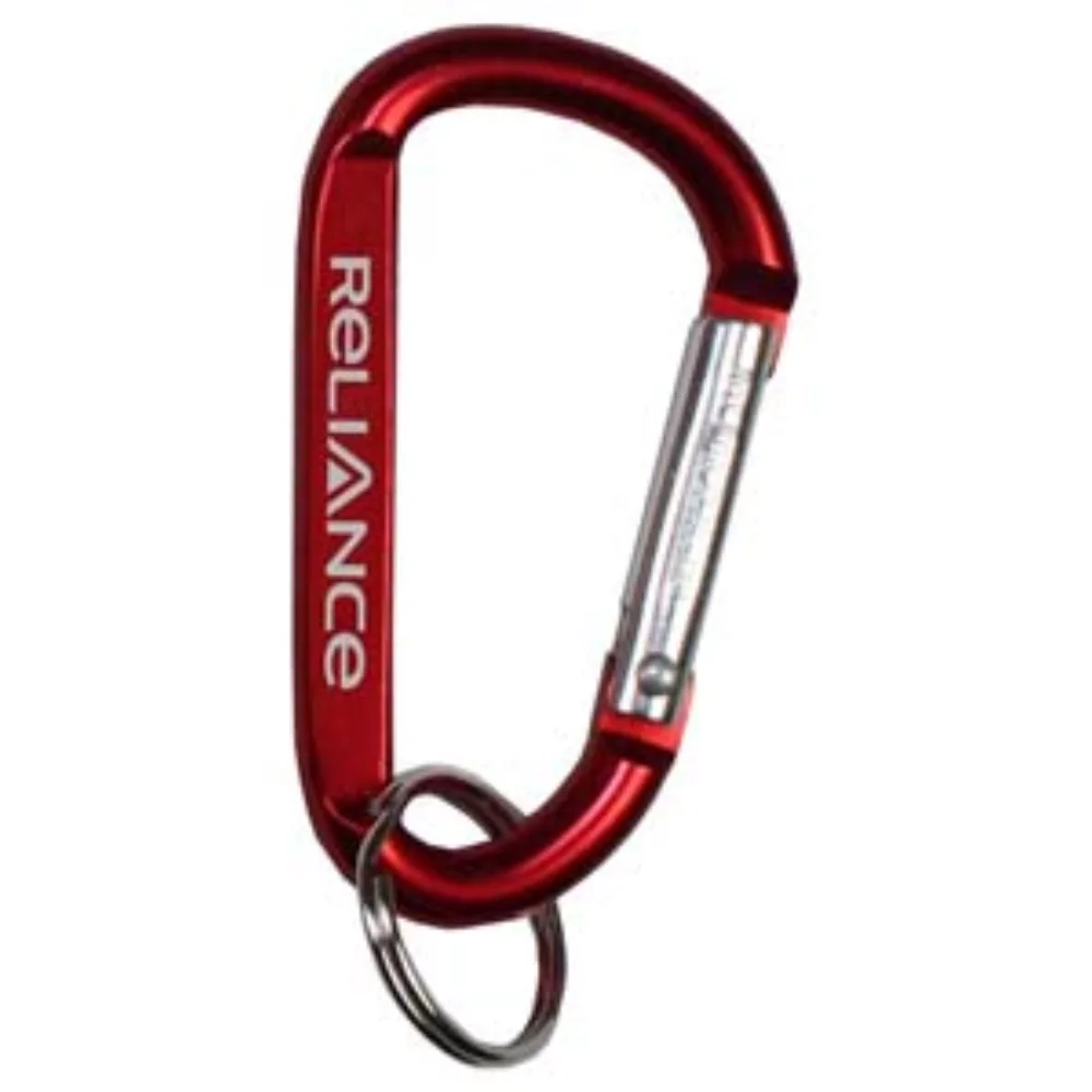 "Cara M" Medium Size Carabiner Keyholder w/Split Ring Attachment