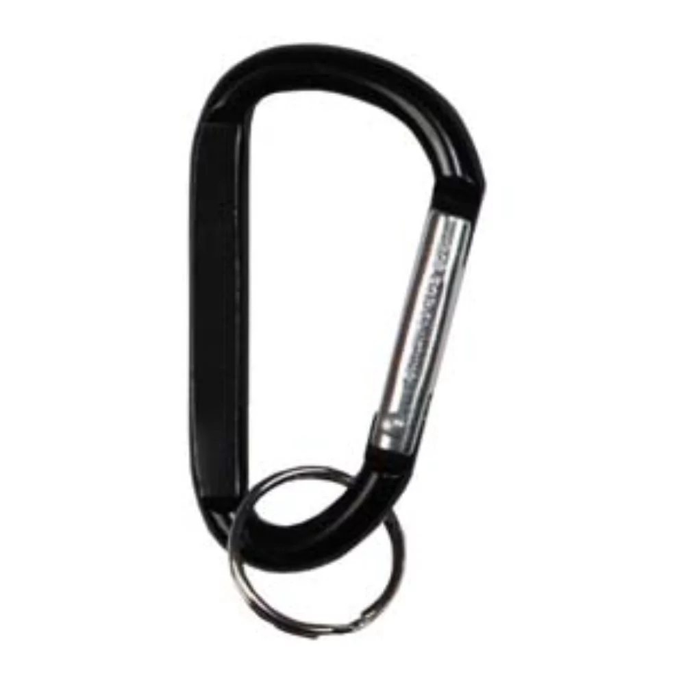 "Cara M" Medium Size Carabiner Keyholder w/Split Ring Attachment