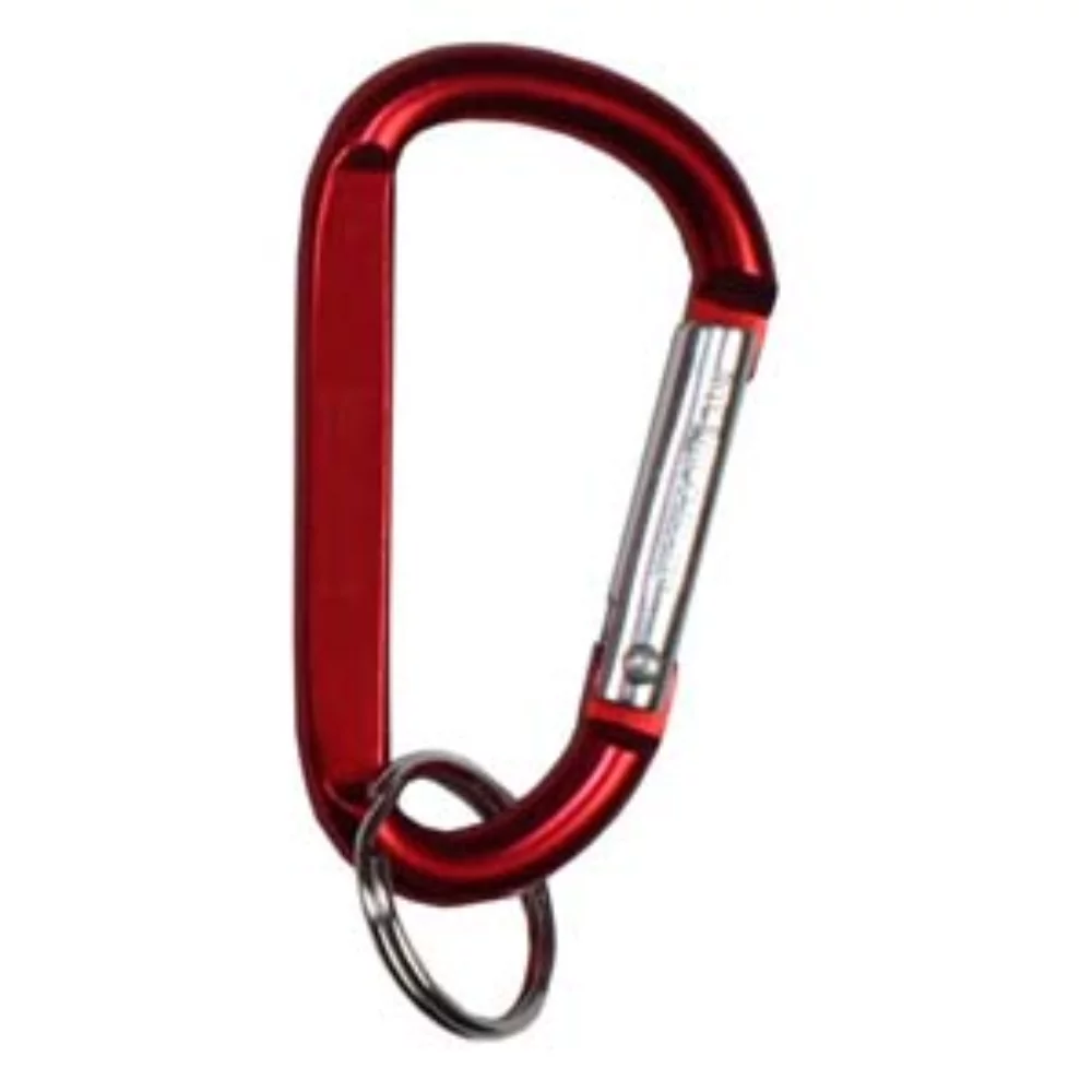 "Cara M" Medium Size Carabiner Keyholder w/Split Ring Attachment