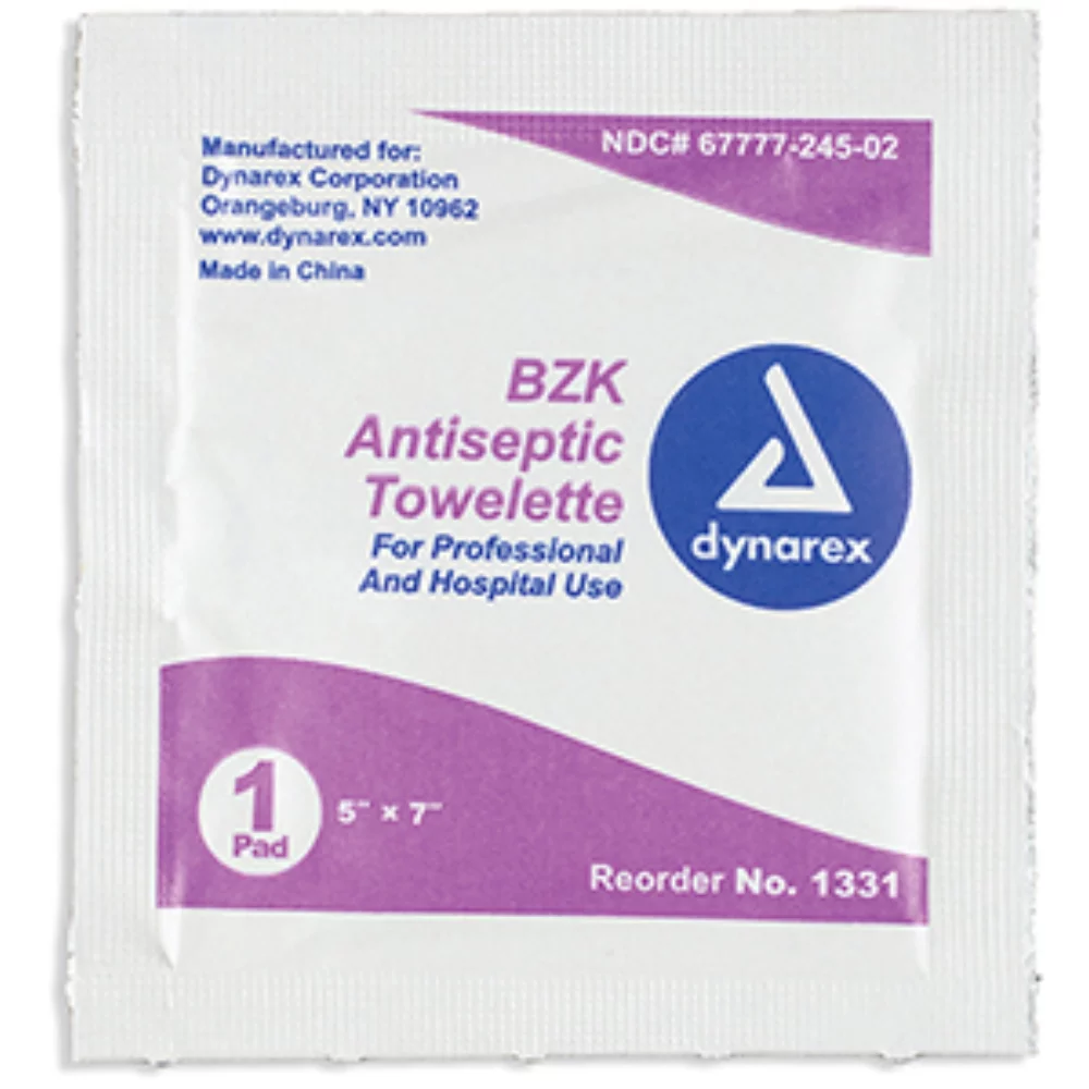 "Europa" 3-Ply Mask & Antiseptic Wipes in Zipper Pouch