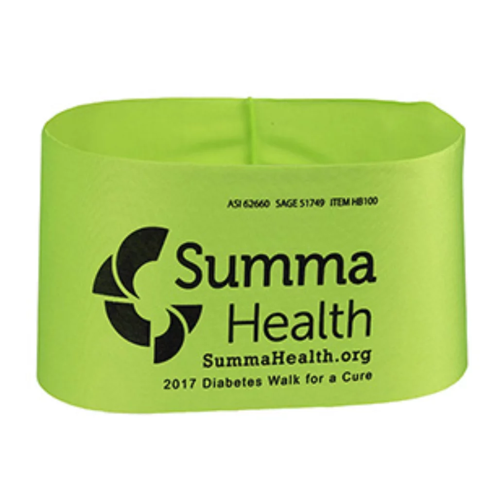 "The Austin" Sporty Headband Headwear Silkscreen Imprint