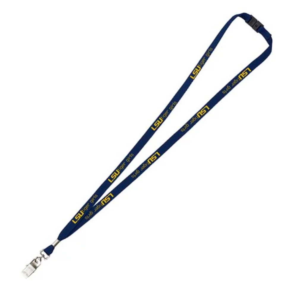 "LaSalle" 3/8" Overseas Silkscreen Lanyard