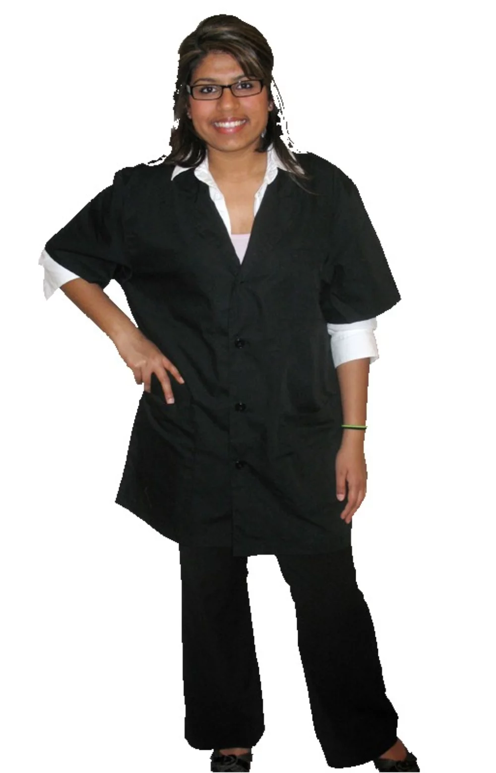 Canadian Made Unisex Short Sleeves Lab Coats