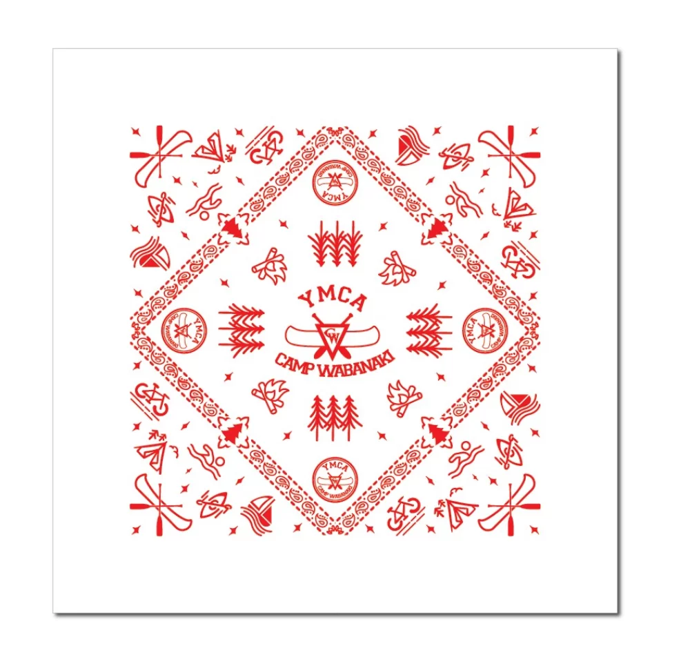 100% Cotton Bandanna 22x22