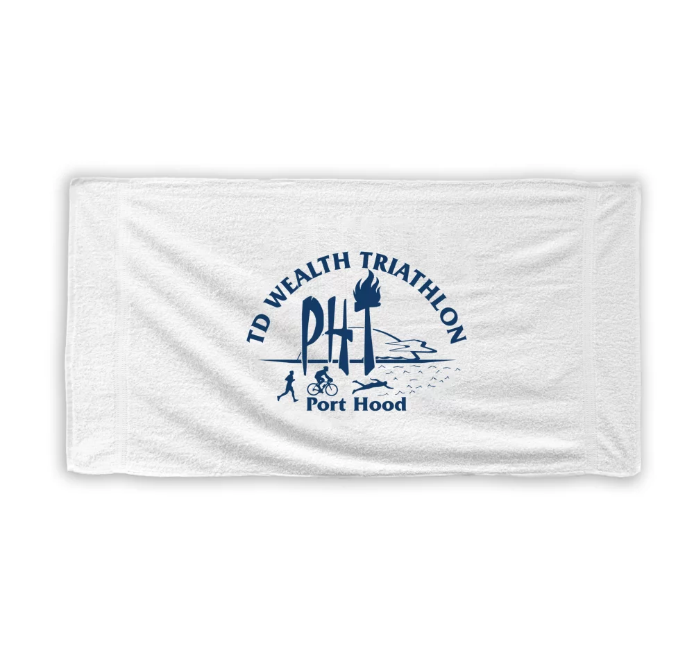 Serviette de bain blanche 25"x50"