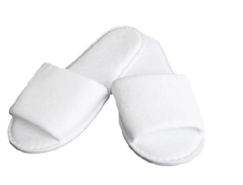 Chaussons ouverts de spa/hôtel