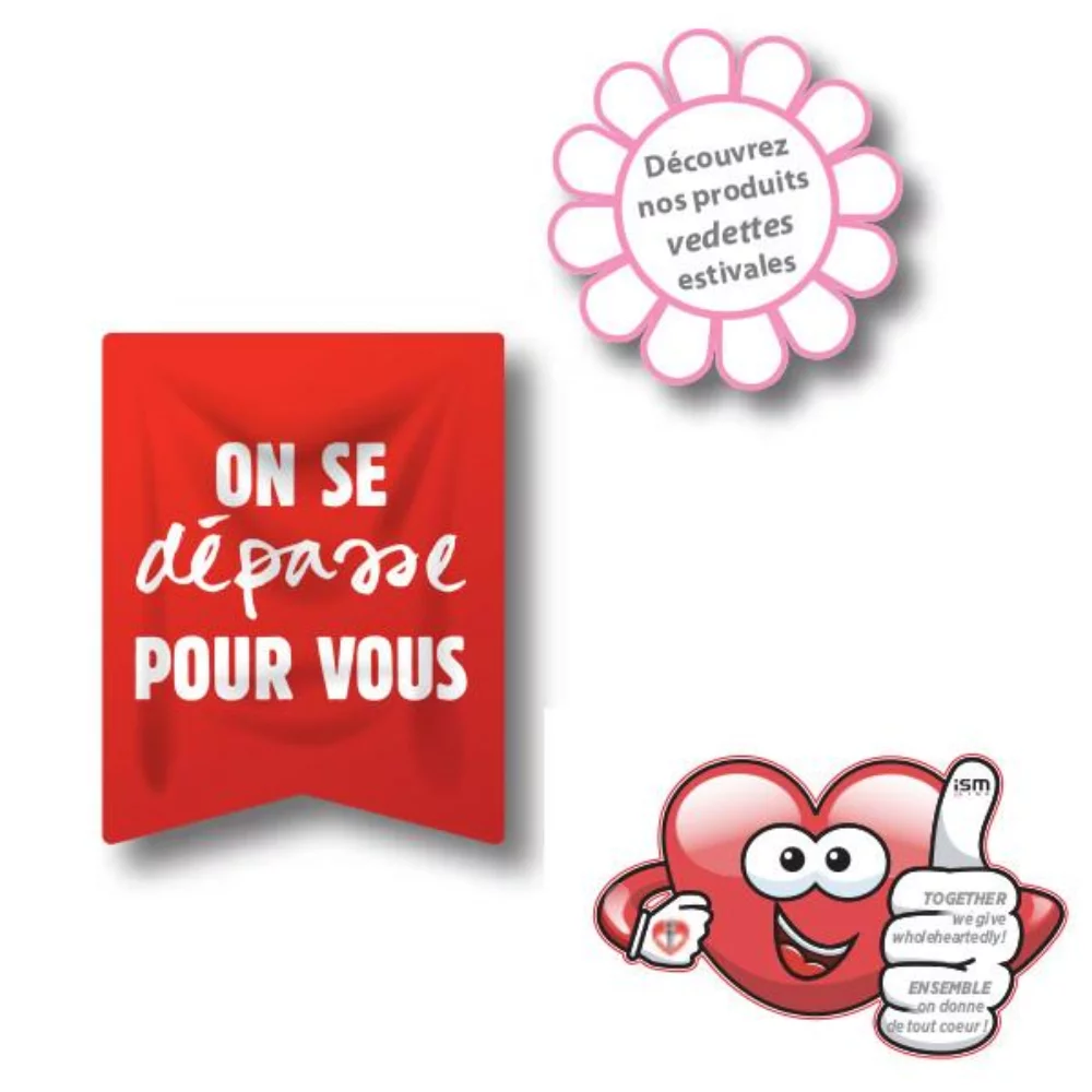 Insigne personnalisé (3" carré)