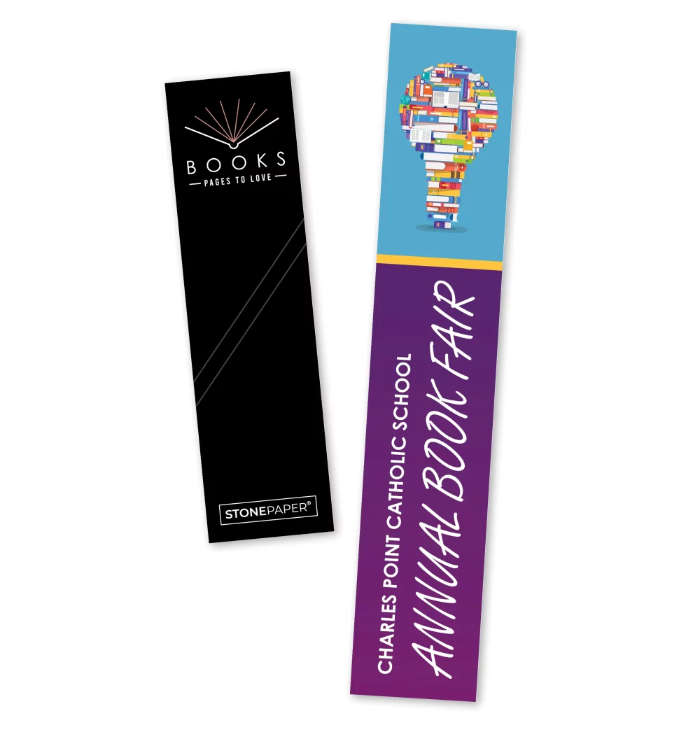 Marques-pages en papier de pierre