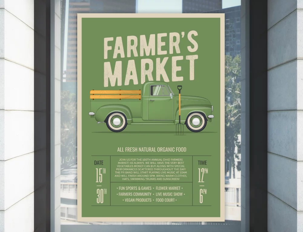 Affiches sur papier grand format