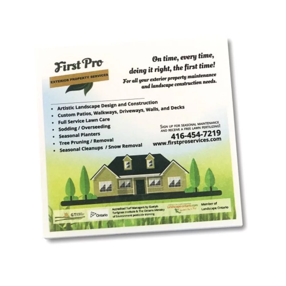 Bloc-notes adhésif (6"x6")