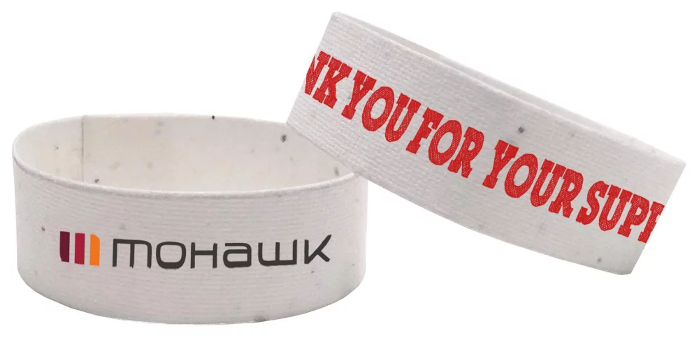 Direct Print Seeded Paper Wristbands