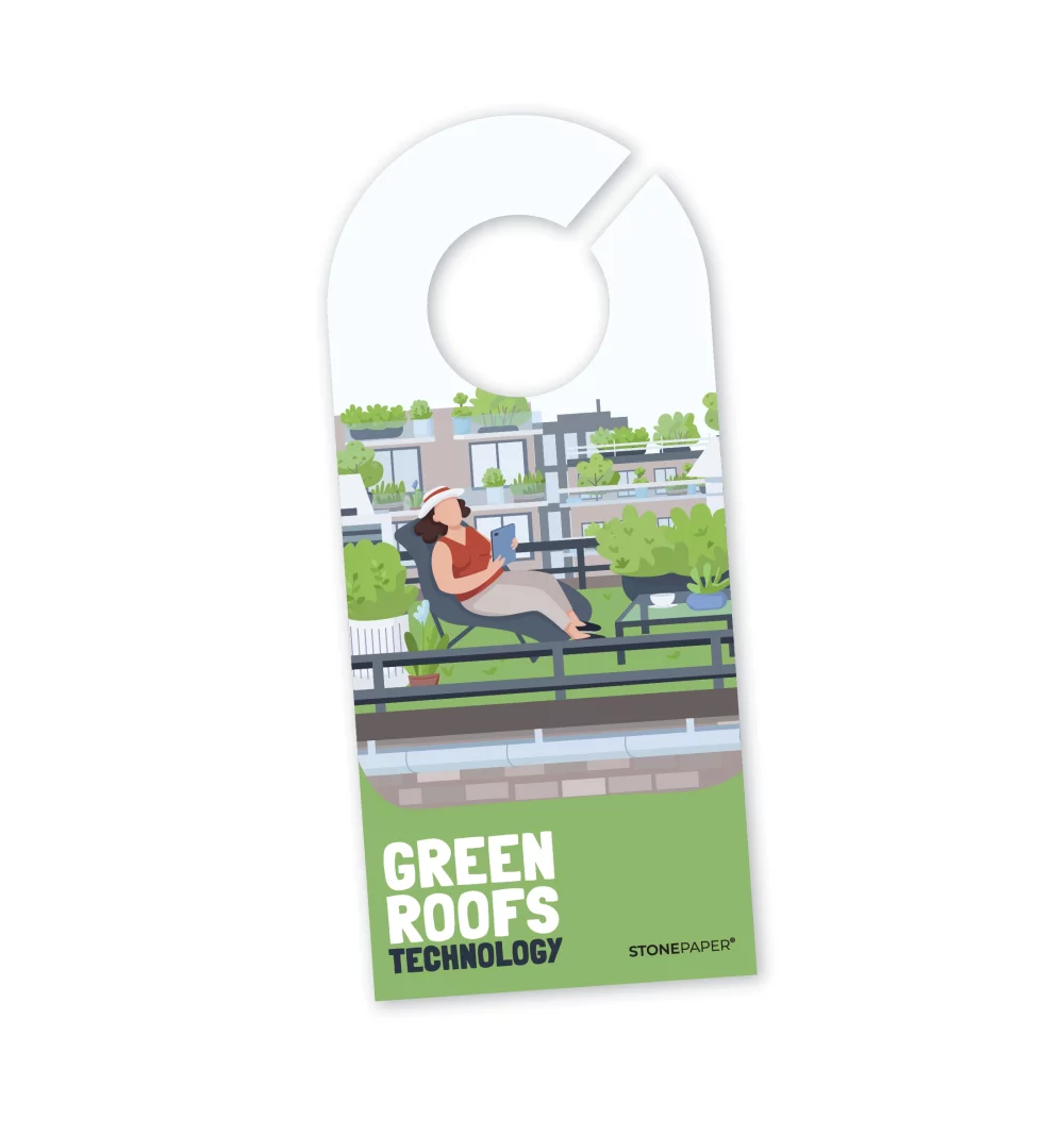 Stone Paper Door Hanger