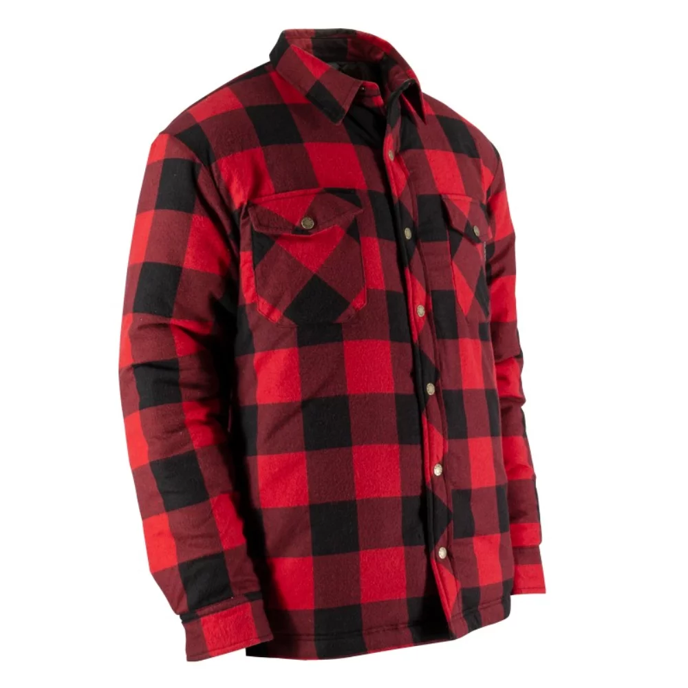 Flannel Shirt with Rustproof Snaps