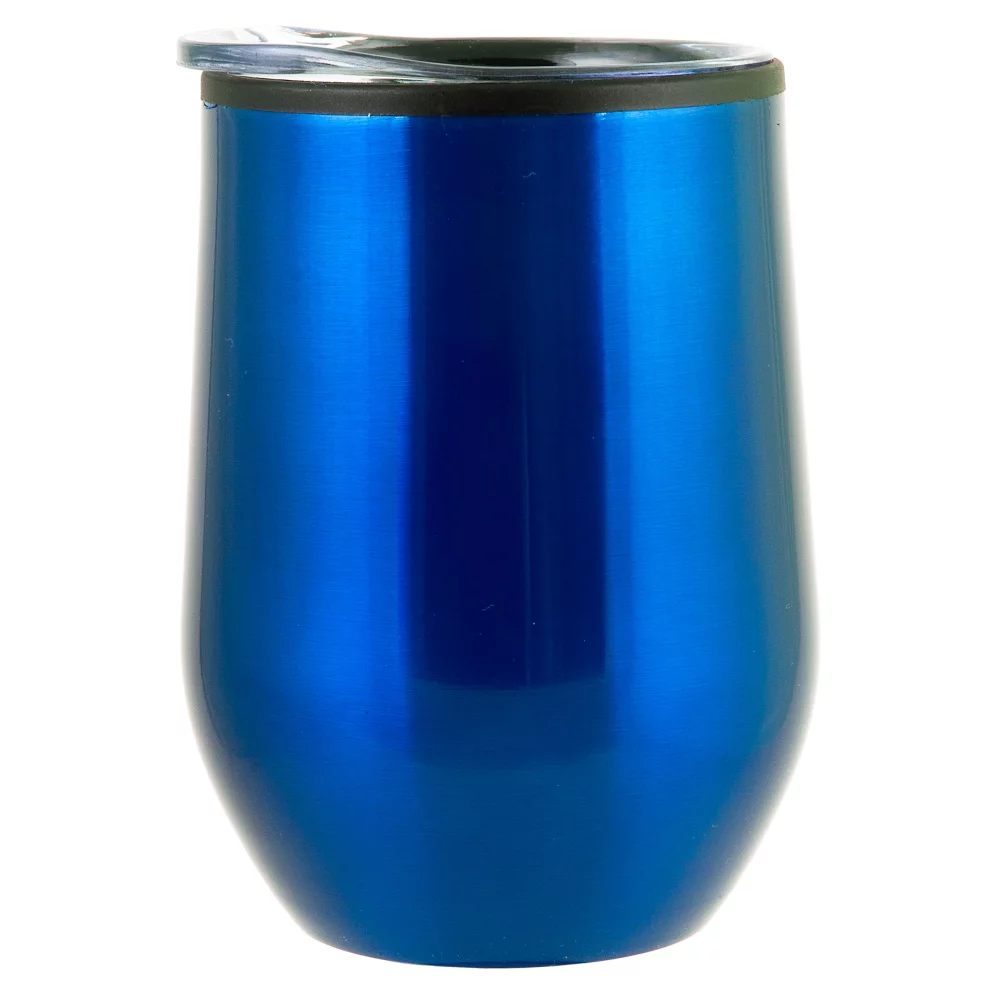 12 Oz Bay Mist Stainless Wine Tumbler with Lid