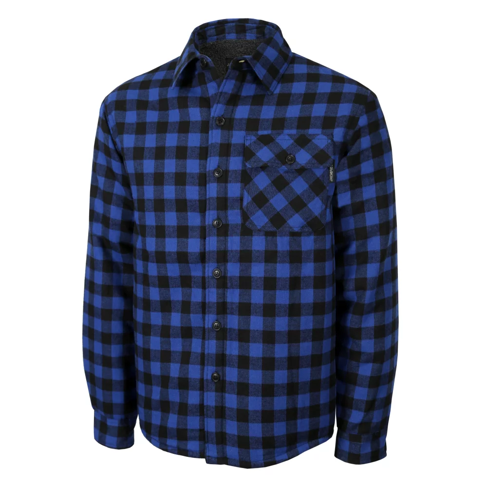 Chemise en flanelle doublée de sherpa
