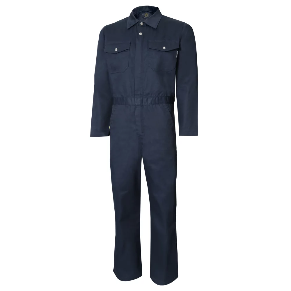 Unlined Coverall with Zipper on the legs