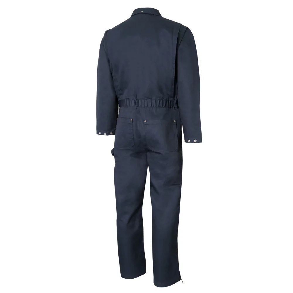 Unlined Coverall with Zipper on the legs