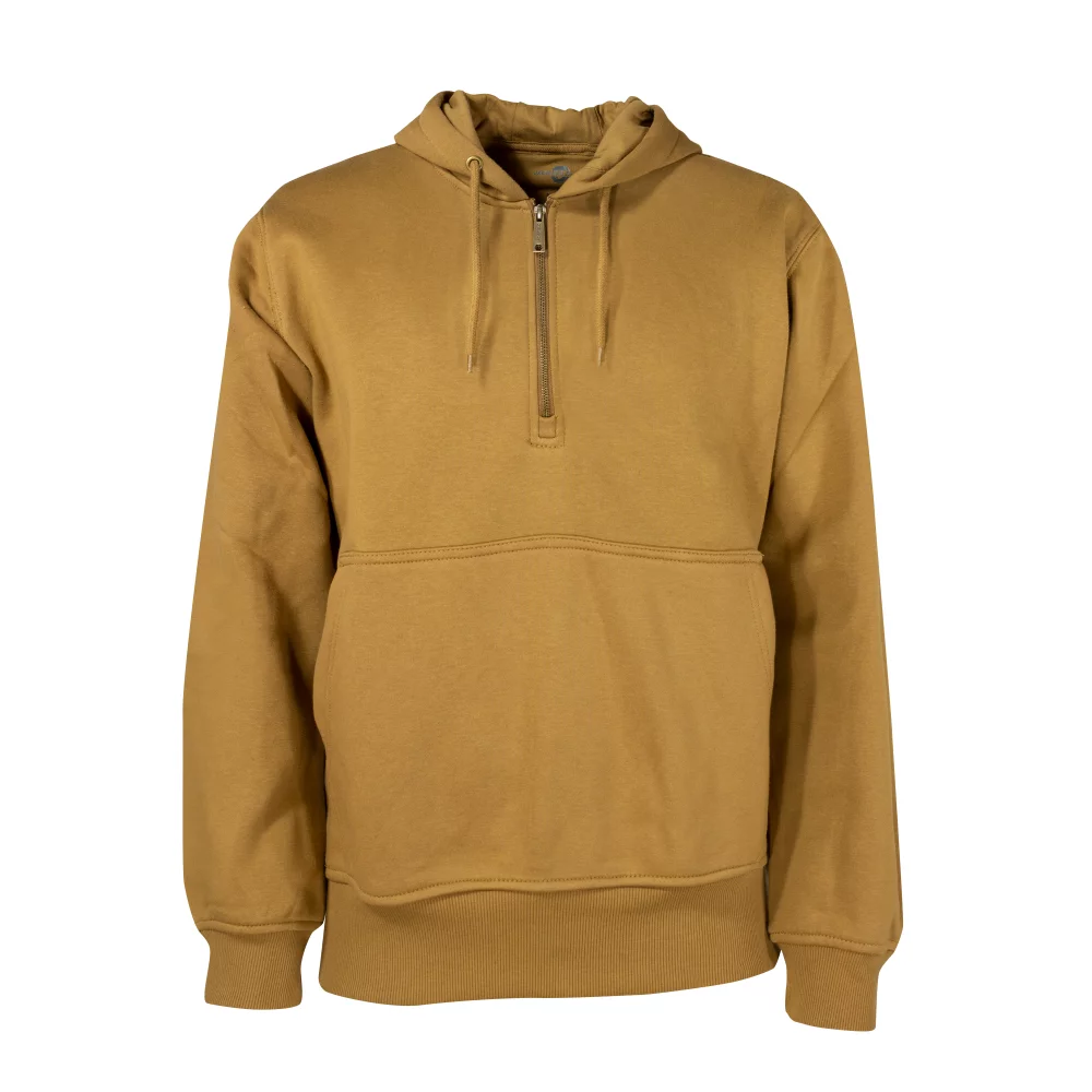 Sweat à capuche à quart de zip