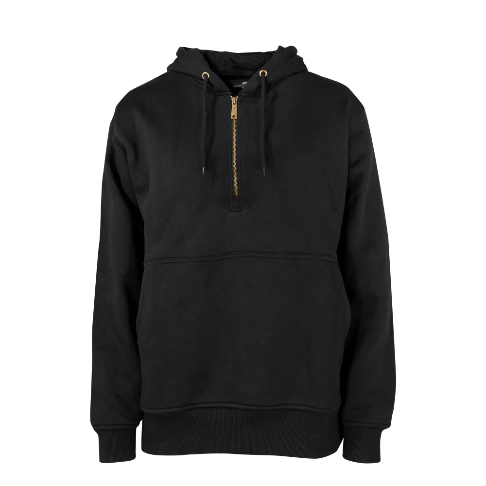 Sweat à capuche à quart de zip