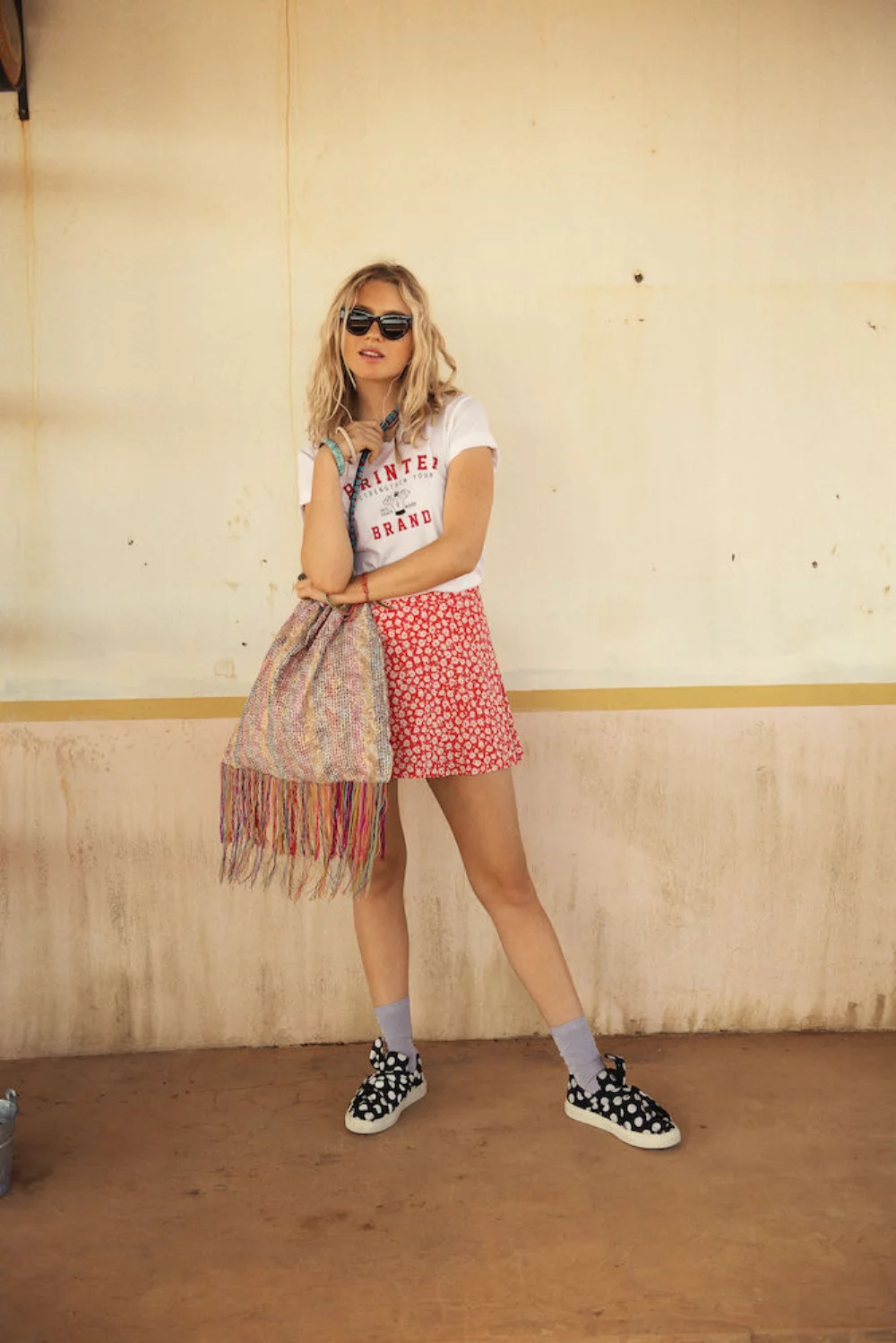 T-shirt lourd pour femmes Printer Active Wear
